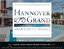 Tablet Screenshot of hannovergrandapartments.com